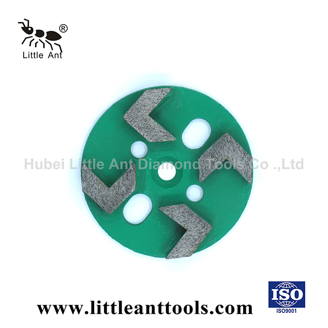 Kreisschleifplatte Metallwerkzeug für konkrete trockene und nasse Verwendung 4 Gänge 100 mm